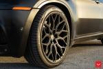 BMW X6 M Matte Black on Vossen Wheels (HF-2) 2019 года